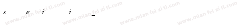 Swoon Exp Italic Italic字体转换